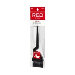Red By Kiss S-Line Dye Brush With Rat Tail – Smooth Grip 8 Red By Kiss S-Line Dye Brush With Rat Tail – Smooth Grip -Beauty Exchanges red by kiss s line dye brush with rat tail smooth grip clean parting hh96 curved handle for comfort control 120407