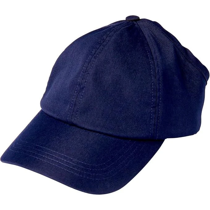 RED By KISS Satin-Lined Backless Baseball Cap - Blue 6 RED By KISS Satin-Lined Backless Baseball Cap - Blue - Image 4