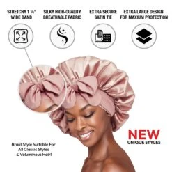 Red By Kiss Satin Tie Bonnet XL -Beauty Exchanges red by kiss satin tie bonnet xl 392982