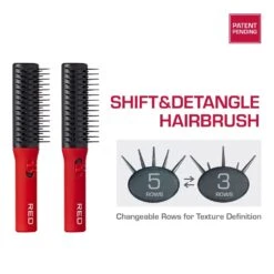 Red By Kiss – Shift & Detangle Hair Brush -Beauty Exchanges red by kiss shift n detangle hair brush 414541