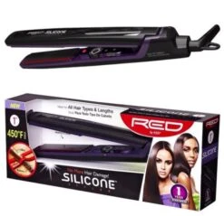 Red By Kiss Silicone Flat Iron – 1" And 1.5"