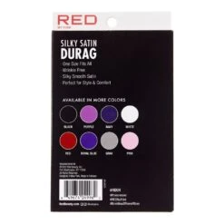 Red By Kiss Silky Satin Durag 41 Red By Kiss Silky Satin Durag -Beauty Exchanges red by kiss silky satin durag upgraded extra long tails for superior compression style hd01hd08 731295