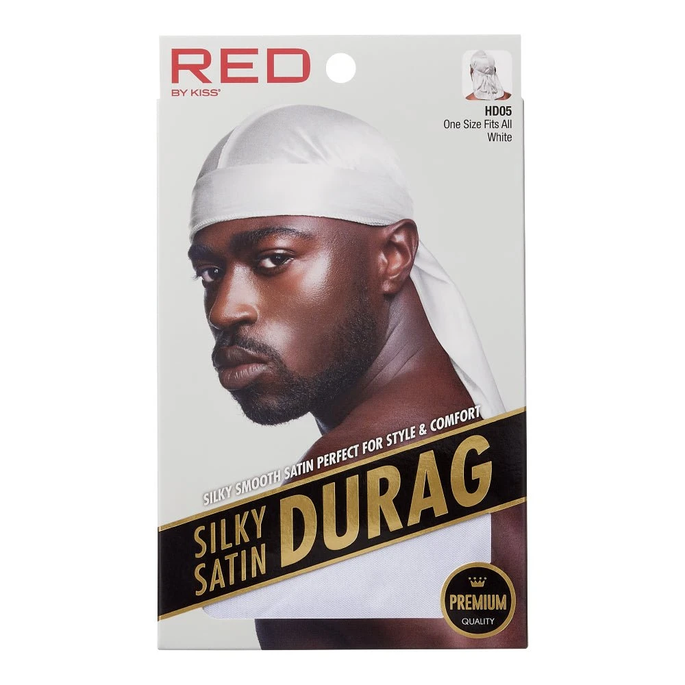 Red By Kiss Silky Satin Durag 7 Red By Kiss Silky Satin Durag - Image 5