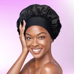 Red By Kiss Silky Satin Wide Edge Bonnet – Large 15 Red By Kiss Silky Satin Wide Edge Bonnet – Large -Beauty Exchanges red by kiss silky satin wide edge bonnet large gentle edge protection for curls wraps short styles black pink purple dotty one size 485364