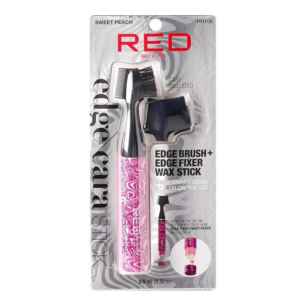 Red By Kiss Sweet Peach Edge Brush + Edge Fixer 4 Red By Kiss Sweet Peach Edge Brush + Edge Fixer - Image 2