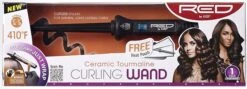 Red By Kiss Tapered Curling Wand 3/4" To 3/8"