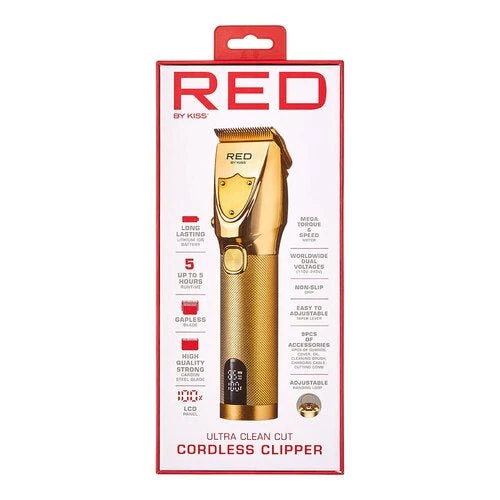 Red By Kiss Ultra Clean Cut Cordless Hair Clipper 8 Red By Kiss Ultra Clean Cut Cordless Hair Clipper - Image 6