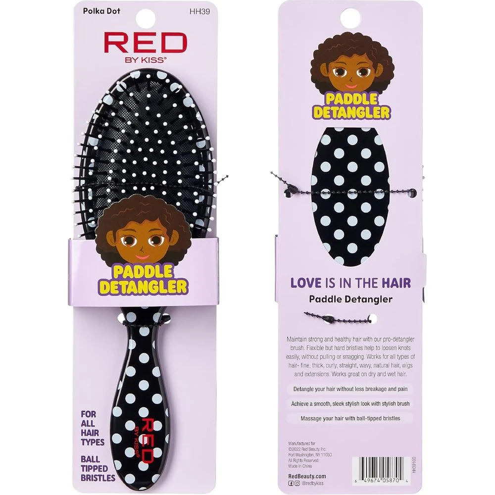 Red By Kiss Unicorn Detangler – Full-Length Paddle 4 Red By Kiss Unicorn Detangler – Full-Length Paddle - Image 2
