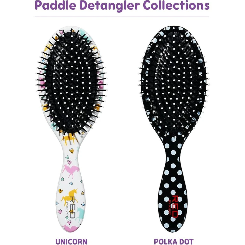 Red By Kiss Unicorn Detangler – Full-Length Paddle 7 Red By Kiss Unicorn Detangler – Full-Length Paddle - Image 5