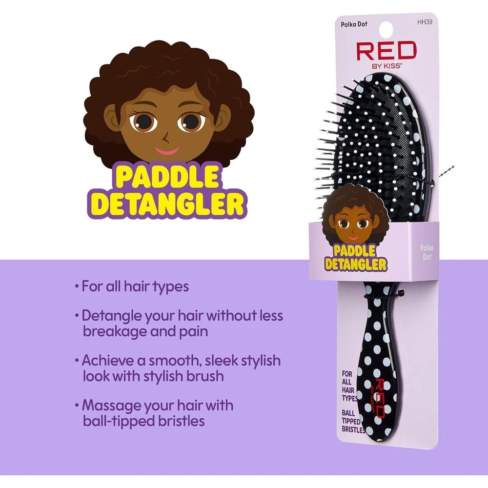 Red By Kiss Unicorn Detangler – Full-Length Paddle 6 Red By Kiss Unicorn Detangler – Full-Length Paddle - Image 4