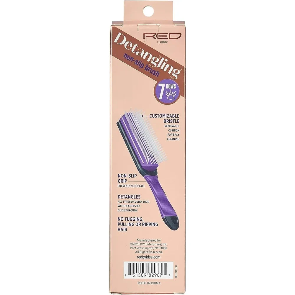 Red By Kiss Volumizing Detangle Brush – 7-Row Detangler 7 Red By Kiss Volumizing Detangle Brush – 7-Row Detangler - Image 5