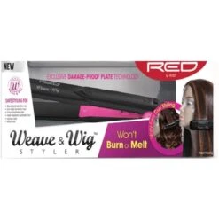 Red By Kiss Weave & Wig Styler Flat Iron