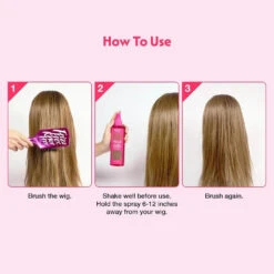 Red By Kiss Wig Spray – Extra Shine – 8 Oz -Beauty Exchanges red by kiss wig spray extra shine detangling control for remi human synthetic hair uv heat protection 8 oz 546416