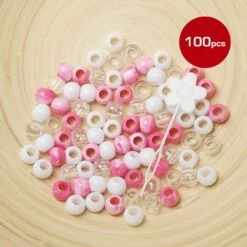 Red By Kiss X-Large Hair Beads 100pcs -Beauty Exchanges red by kiss x large hair beads 100pcs 170039