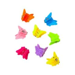 RED Kids Chrome Claw Hair Clips 25 RED Kids Chrome Claw Hair Clips -Beauty Exchanges red kids chrome claw hair clips 18pc 30pc sets 342012