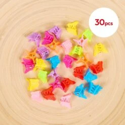 RED Kids Chrome Claw Hair Clips 21 RED Kids Chrome Claw Hair Clips -Beauty Exchanges red kids chrome claw hair clips 18pc 30pc sets 484783