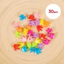 RED Kids Chrome Claw Hair Clips 22 RED Kids Chrome Claw Hair Clips -Beauty Exchanges red kids chrome claw hair clips 18pc 30pc sets 857322