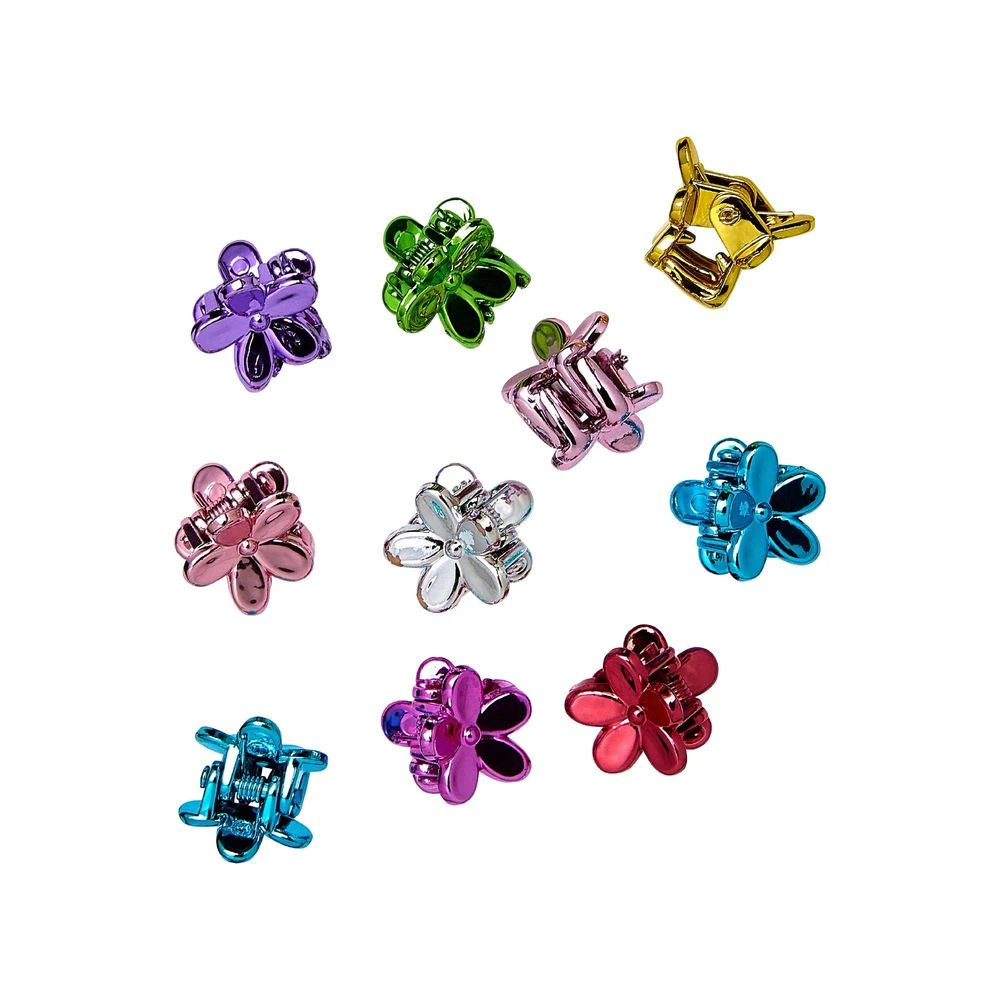 RED Kids Chrome Claw Hair Clips 12 RED Kids Chrome Claw Hair Clips - Image 10