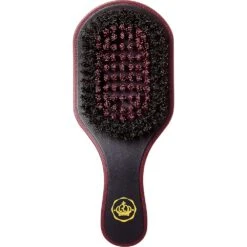 RED 360 Power BR-02 Mixed Club Boar Brush X Bow Wow - Medium & Hard Bristle -Beauty Exchanges red premium curved 360 power br 02 2 bristles in 1 body mixed club boar brush x bow wow medium hard bristles 166881