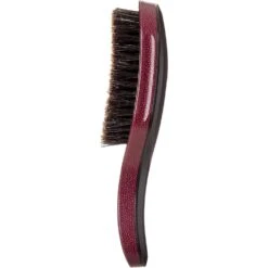 RED 360 Power BR-02 Mixed Club Boar Brush X Bow Wow - Medium & Hard Bristle -Beauty Exchanges red premium curved 360 power br 02 2 bristles in 1 body mixed club boar brush x bow wow medium hard bristles 374790