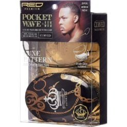 RED Rocket Wave X Bow Wow Brush BR05 - Medium Bristle -Beauty Exchanges red premium rocket wave x bow wow brush br05 medium bristles for defined waves 498337