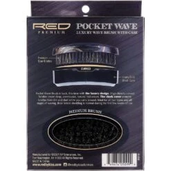 RED Rocket Wave X Bow Wow Brush BR05 - Medium Bristle -Beauty Exchanges red premium rocket wave x bow wow brush br05 medium bristles for defined waves 602071