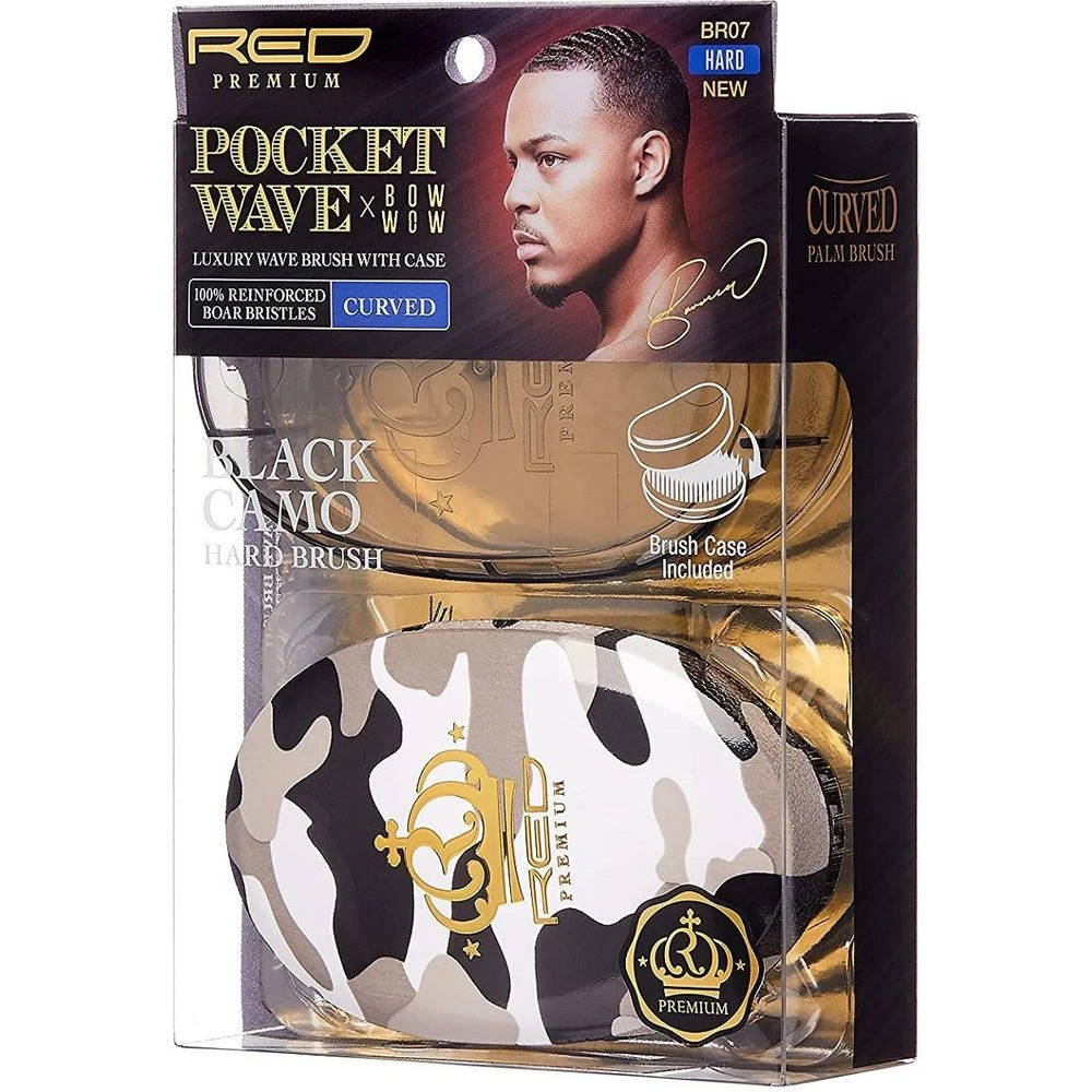 RED Rocket Wave X Bow Wow Brush BR07 - Hard Bristle 4 RED Rocket Wave X Bow Wow Brush BR07 - Hard Bristle - Image 2