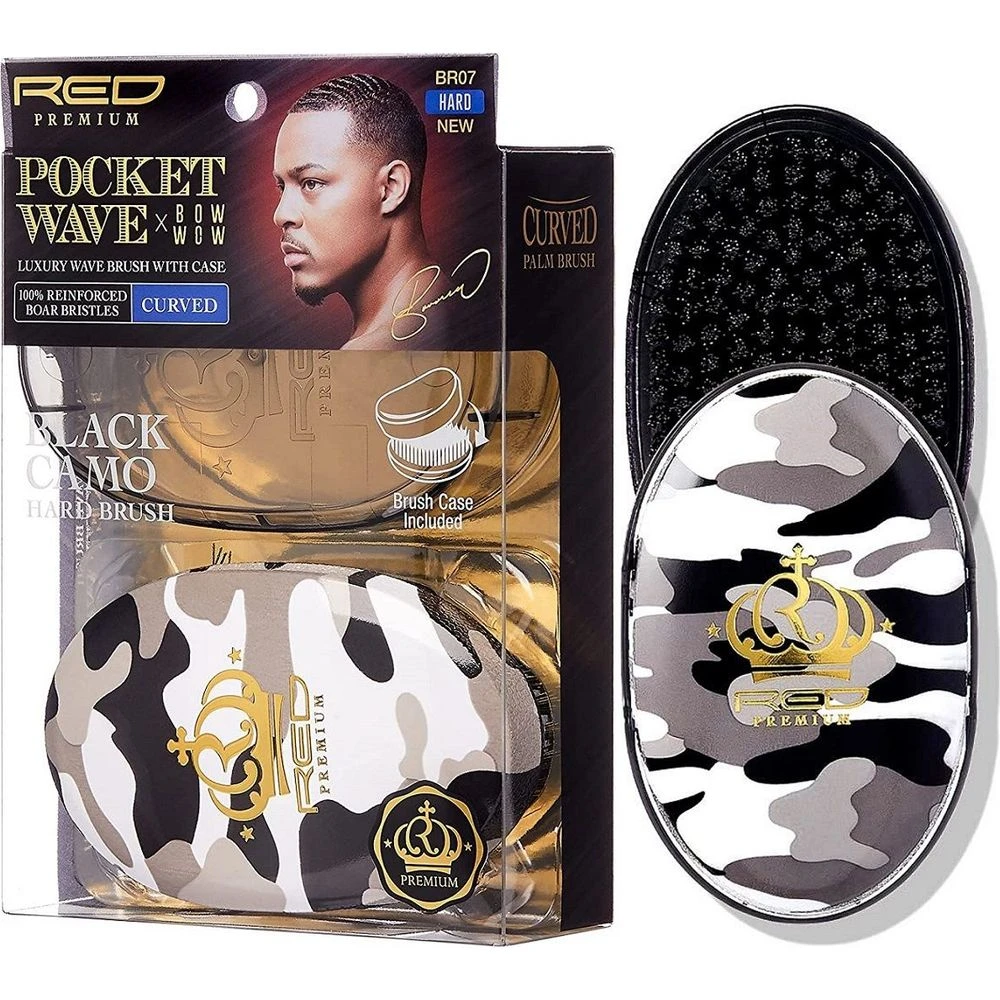 RED Rocket Wave X Bow Wow Brush BR07 - Hard Bristle 3 RED Rocket Wave X Bow Wow Brush BR07 - Hard Bristle