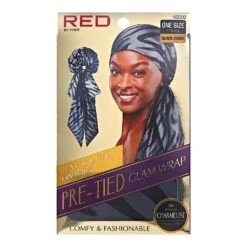 RED Silky Pre Tied Glam Wrap -Beauty Exchanges red silky pre tied glam wrap 829267
