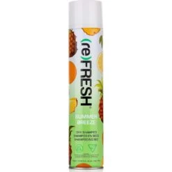 Refresh Dry Shampoo - Tropical Coconut & Vanilla 11.55 Oz -Beauty Exchanges refresh dry shampoo tropical coconut flower powder sweet vanilla summer breeze 1155 oz 453614