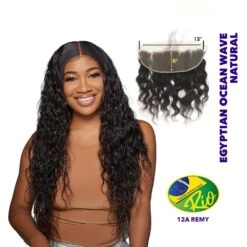Rio 100% Virgin Human Hair 13x5 Frontal - Egyptian Ocean Wave