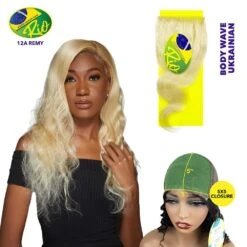Rio 100% Virgin Human Hair Body Wave 5x5 Closure - Ukranian