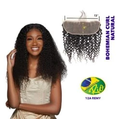 Rio 100% Virgin Human Hair Bohemian 13x5 Frontal - Natural Color