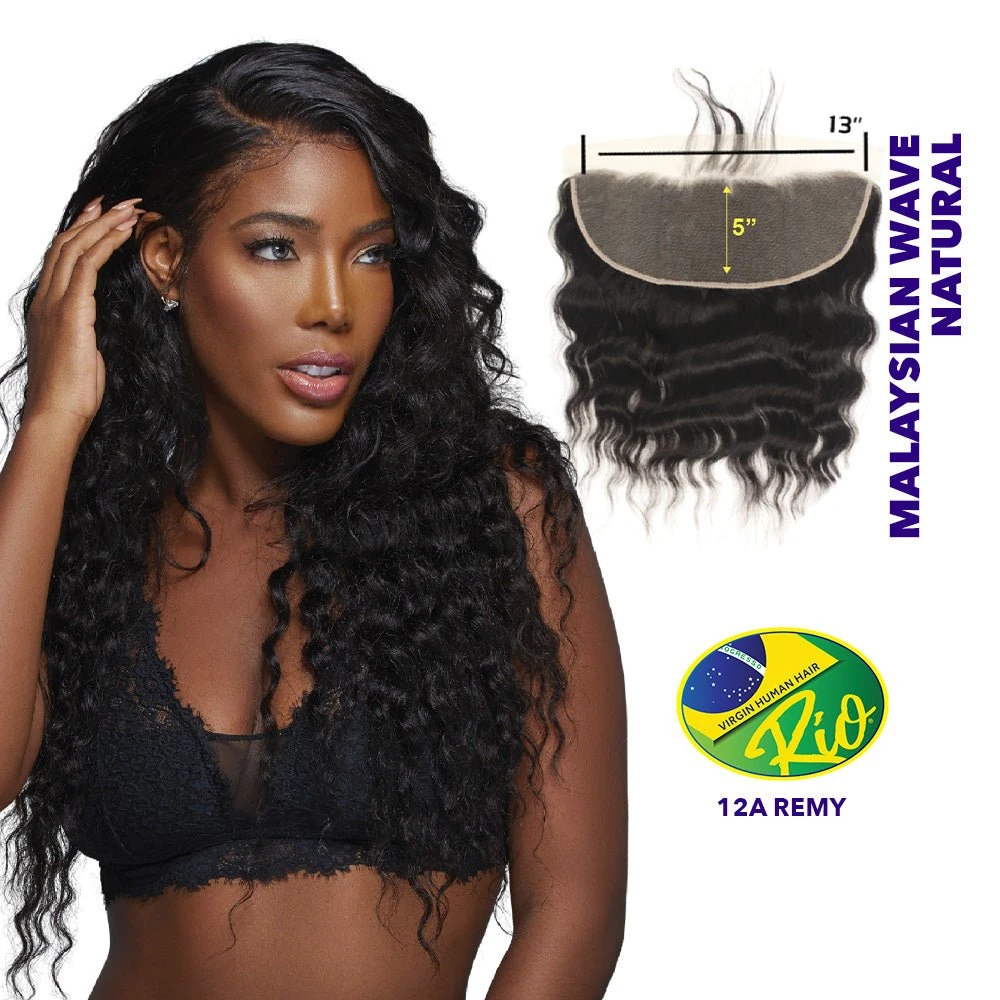 Rio 100% Virgin Human Hair Malaysian Wave 13x5 Closure - Natural Color 3 Rio 100% Virgin Human Hair Malaysian Wave 13x5 Closure - Natural Color