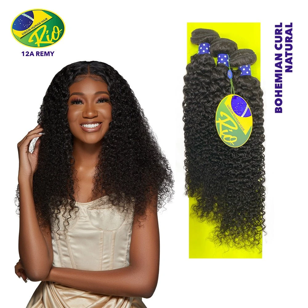 Rio 100% Virgin Human Hair Multipack - Bohemian 3 Rio 100% Virgin Human Hair Multipack - Bohemian