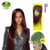 Rio 100% Virgin Human Hair Straight 13x5 Frontal - #99J -Beauty Exchanges rio 100 virgin human hair straight 13x5 frontal 99j 585945