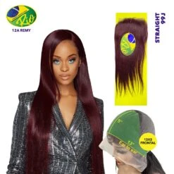 Rio 100% Virgin Human Hair Straight 13x5 Frontal - #99J