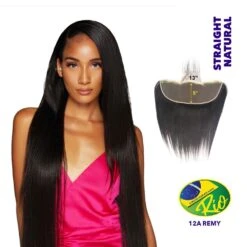 Rio 100% Virgin Human Hair Straight 13x5 Frontal - Natural Color
