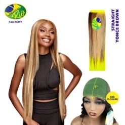 Rio 100% Virgin Human Hair Straight 5x5 Closure - Yonce Brown