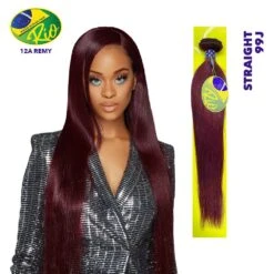 Rio 100% Virgin Human Hair Straight Single Bundles - #99J