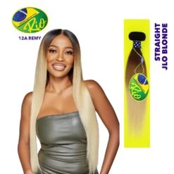 Rio 100% Virgin Human Hair Straight Single Bundles - JLO Blonde