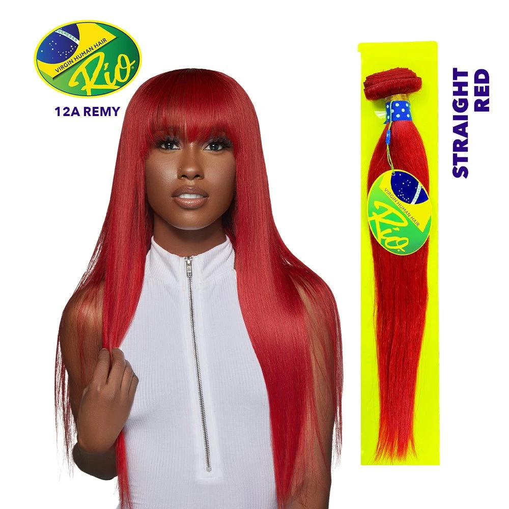 Rio 100% Virgin Human Hair Straight Single Bundles - Red 3 Rio 100% Virgin Human Hair Straight Single Bundles - Red