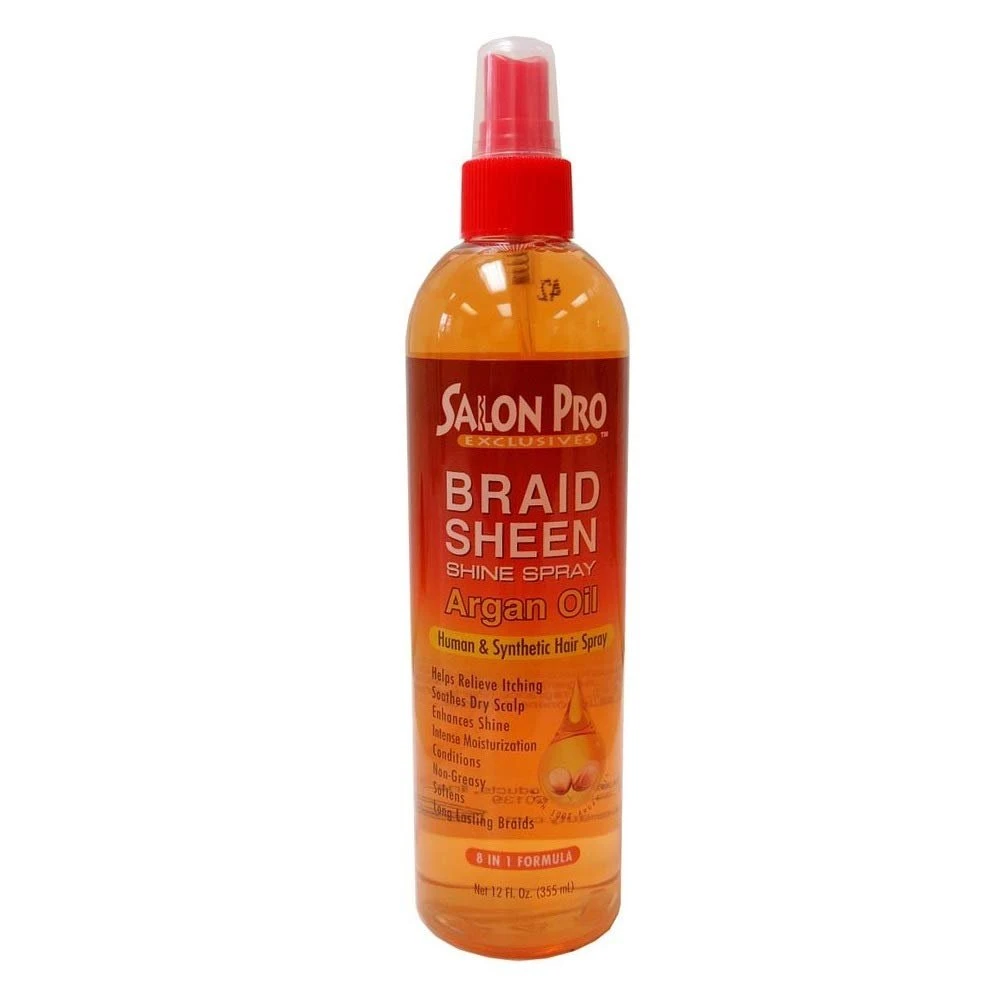 Salon Pro Exclusive Braid Sheen Shine Spray – 12 Oz 5 Salon Pro Exclusive Braid Sheen Shine Spray – 12 Oz - Image 3