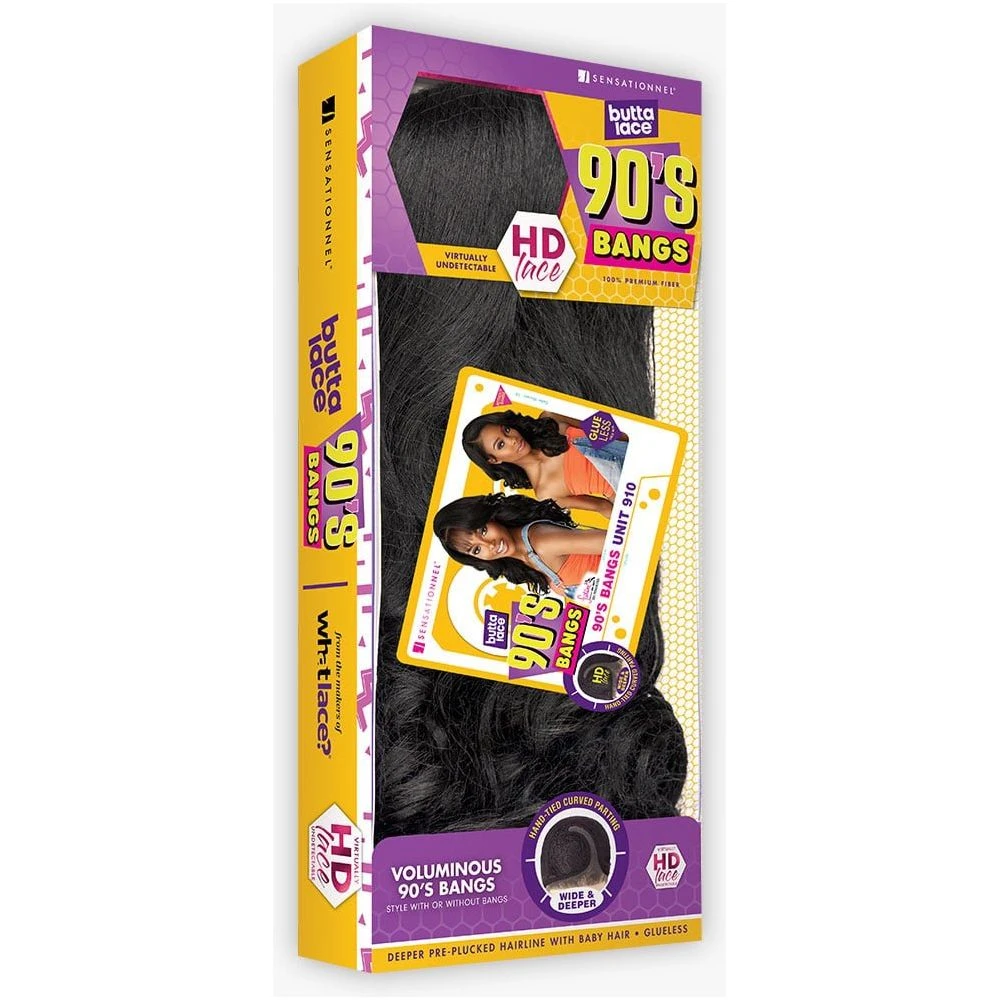 Sensationnel Butta Lace 90's Bang Glueless Synthetic HD Lace Wig - 910 11 Sensationnel Butta Lace 90's Bang Glueless Synthetic HD Lace Wig - 910 - Image 9