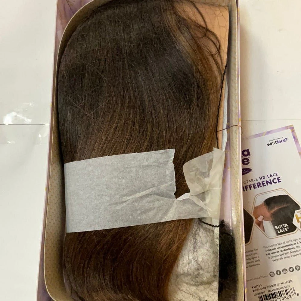 Sensationnel Butta Lace Human Hair Blend - Bob 12" 17 Sensationnel Butta Lace Human Hair Blend - Bob 12" - Image 15