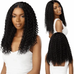 Sensationnel Butta Lace HD Human‑Blend Wig – Kinky Water Wave 18″