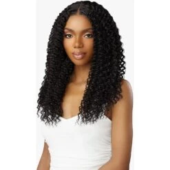 Beauty Exchanges -Beauty Exchanges sensationnel butta lace human hair blend hd lace front wig kinky water wave 18 970239