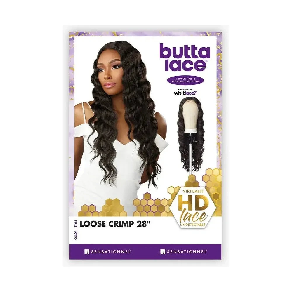 Sensationnel Butta Lace Human Hair Blend HD Lace Front Wig - Loose Crimp 28" 10 Sensationnel Butta Lace Human Hair Blend HD Lace Front Wig - Loose Crimp 28" - Image 8