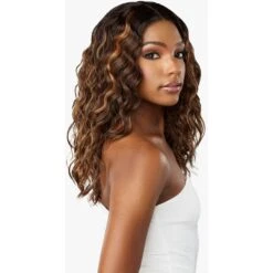 Sensationnel Butta Lace Human Hair Blend HD Lace Front Wig - Loose Curly 18" -Beauty Exchanges sensationnel butta lace human hair blend hd lace front wig loose curly 18 234057