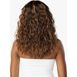 Sensationnel Butta Lace Human Hair Blend HD Lace Front Wig - Loose Curly 18" -Beauty Exchanges sensationnel butta lace human hair blend hd lace front wig loose curly 18 543959